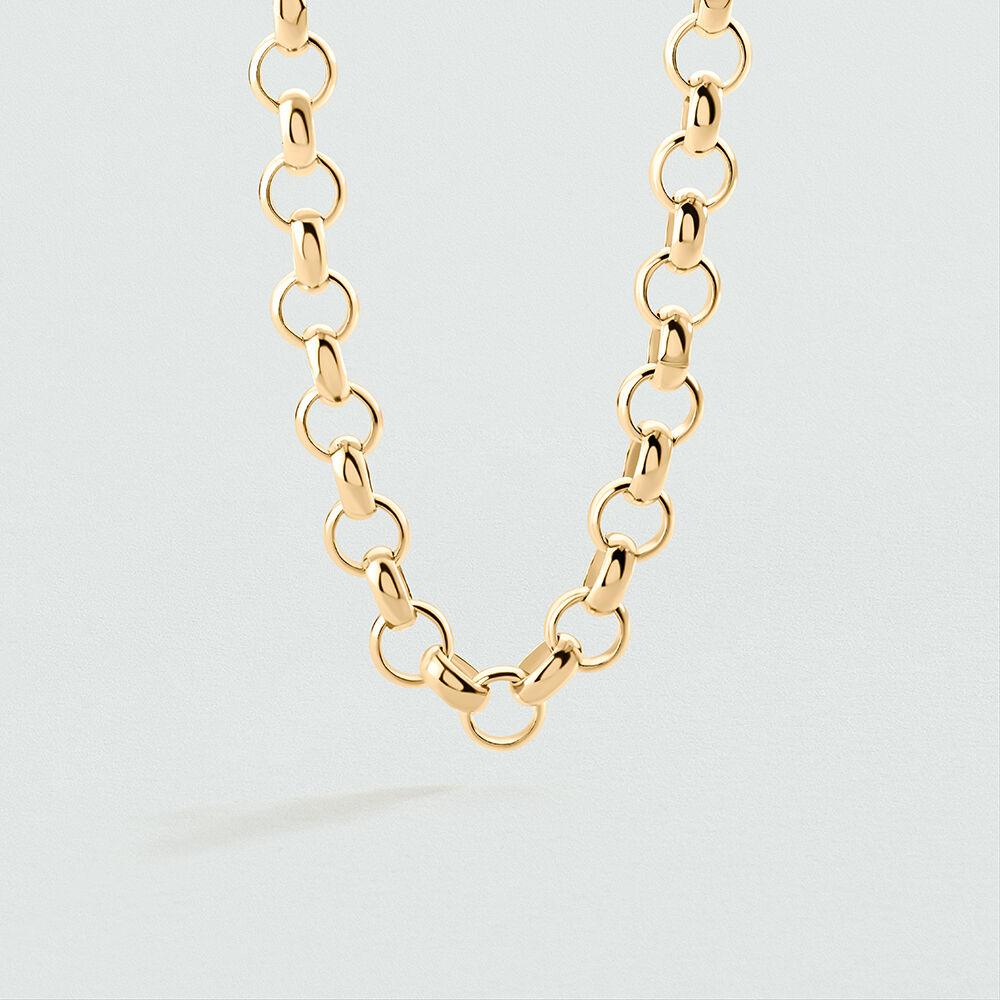 Short necklace GAMBETTA - Golden - Choker necklace  | Agatha