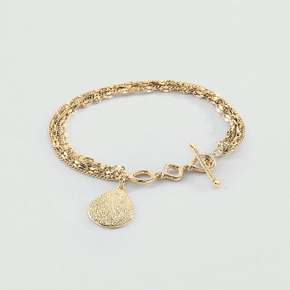 Link bracelet NEBET - Golden - Bracelets  | Agatha