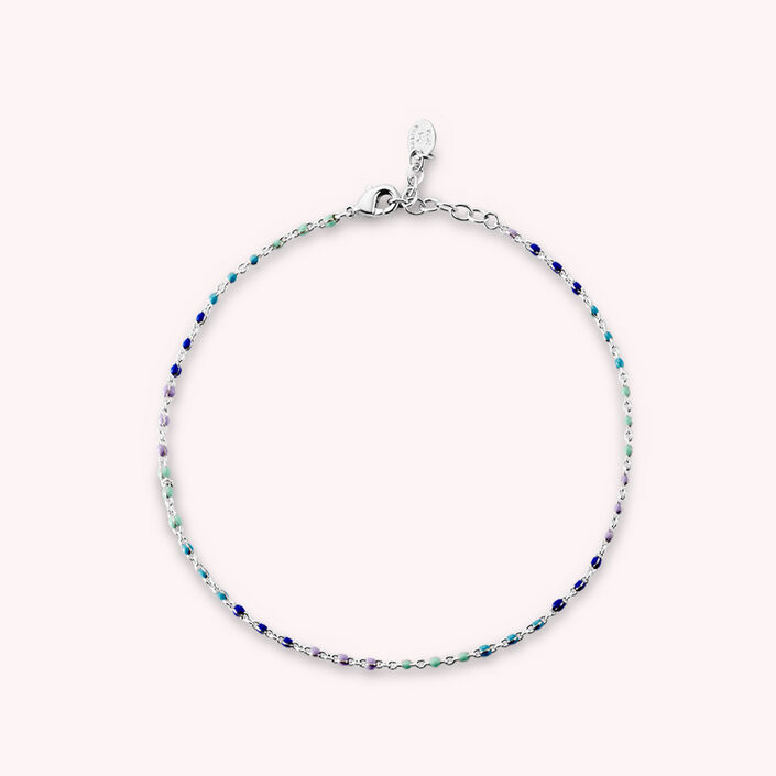 Ankle chain SMARTY - Blue / Blue - All bracelets  | Agatha