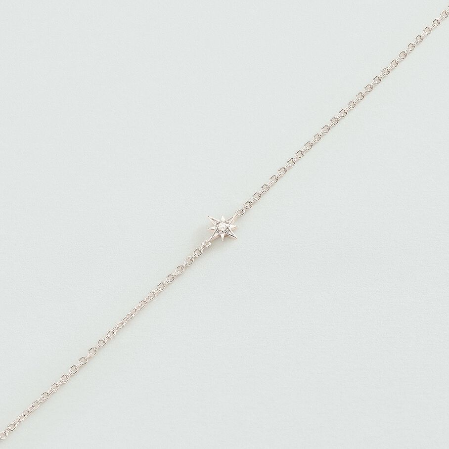 Link bracelet OURSE - Crystal / Silver - All bracelets  | Agatha