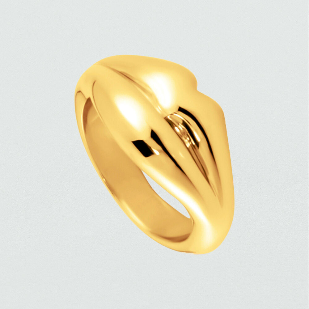 Thin ring LEO - Golden - Rings  | Agatha