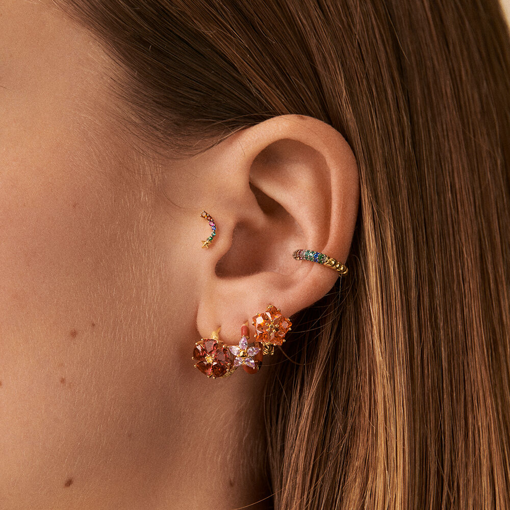 Fake piercing SIENNA - Multicolor / Gold - All jewellery  | Agatha