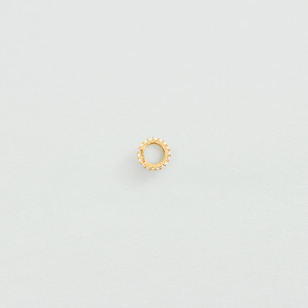 Pendant PAVE STOPPER LUCKY - Crystal / Golden - Jewellery  | Agatha