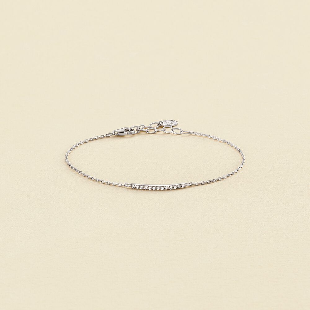 Link bracelet BARSHINE - Crystal / Silver - All bracelets  | Agatha