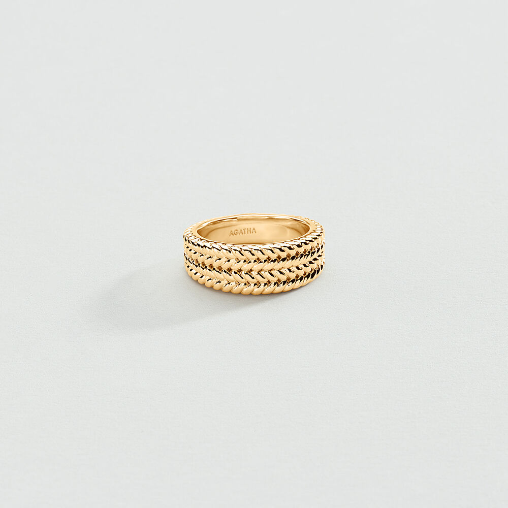 Thin ring TUILERIES - Golden - Rings  | Agatha
