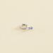 Hoop piercing MAMBA - Lavender / Silver - All jewellery  | Agatha