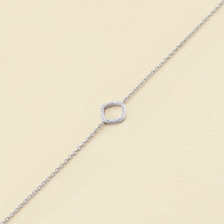 Link bracelet SISSI - Crystal / Silver - All bracelets  | Agatha