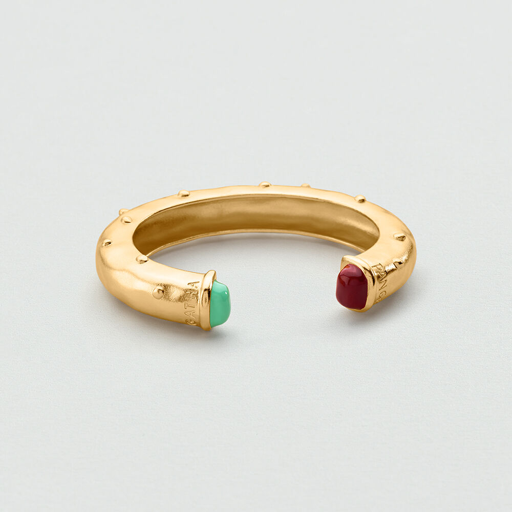 Bangle PANGEA - Golden - Bangle  | Agatha