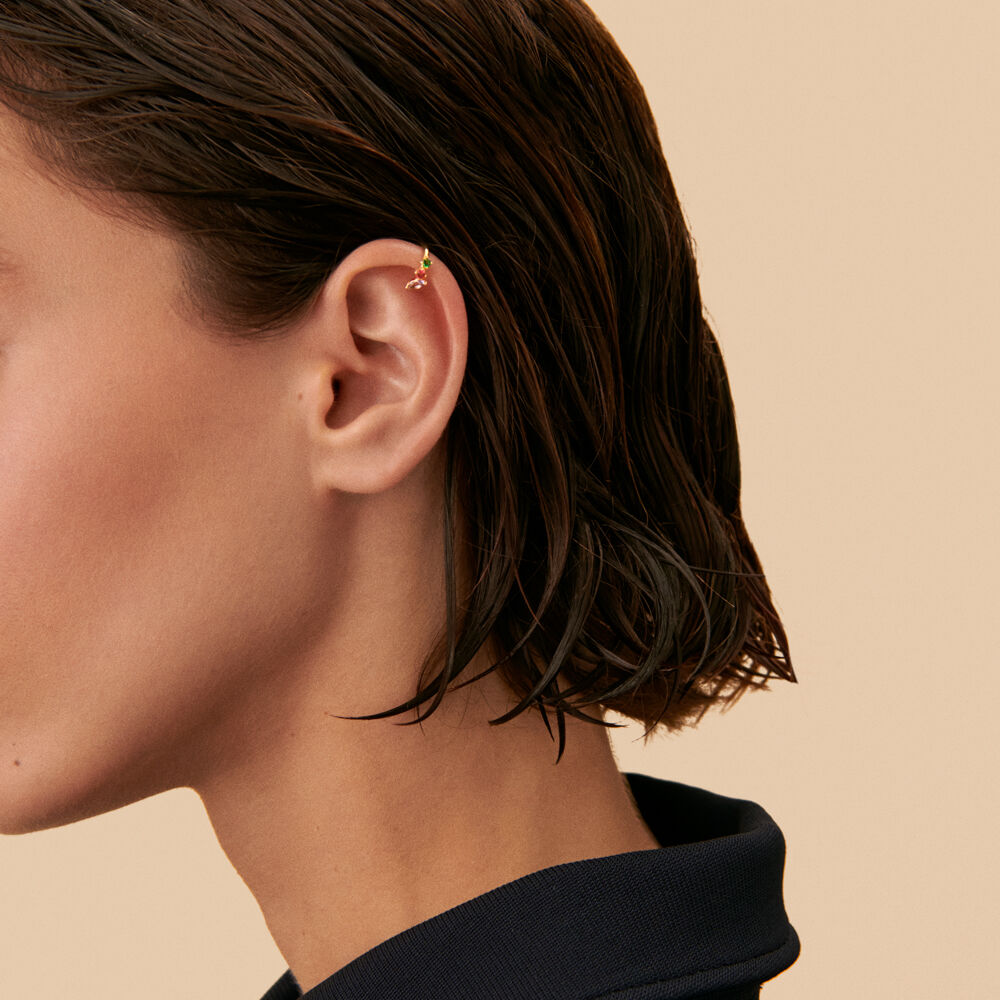 Ear cuff AMAS - Multicolor / Gold - Ear cuff  | Agatha
