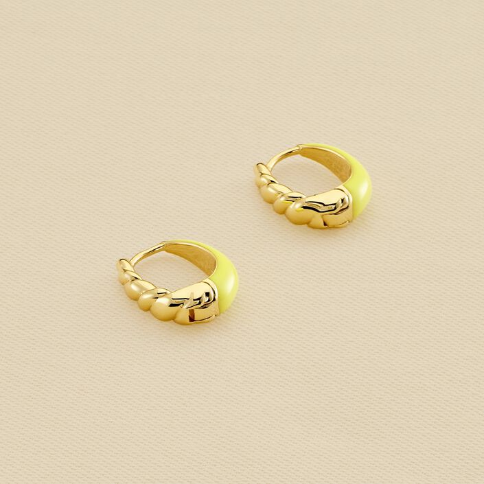 Hoops ATMA - Yellow / Golden - All jewellery  | Agatha