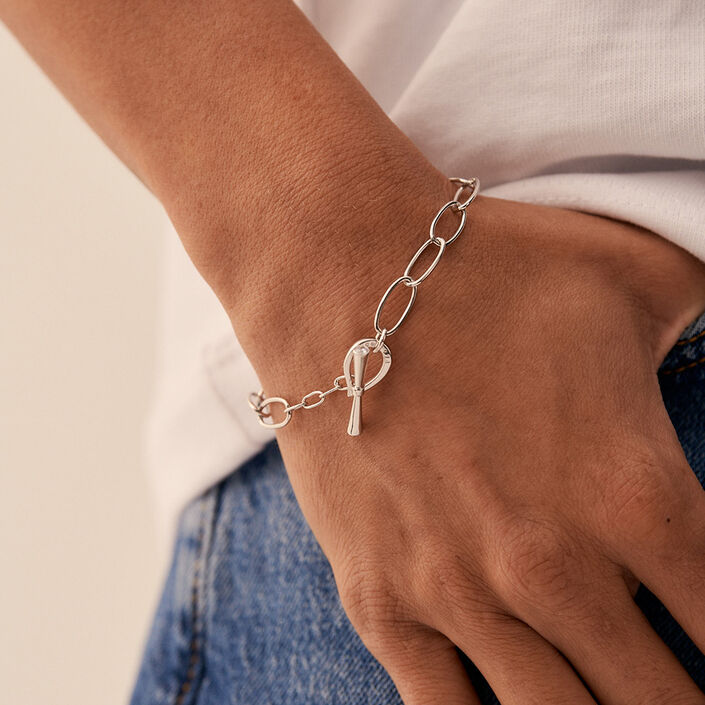 Link bracelet CHAIN - Silver - All bracelets  | Agatha