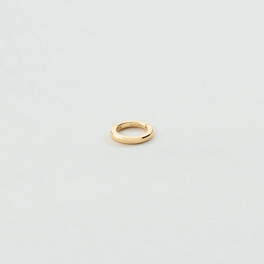 Hoop piercing MIX & MATCH - Golden - Genuine silver  | Agatha