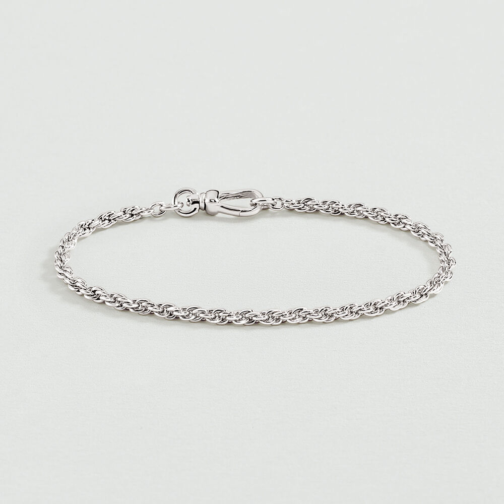Link bracelet ROPE CHAIN - Silver - Bracelets  | Agatha