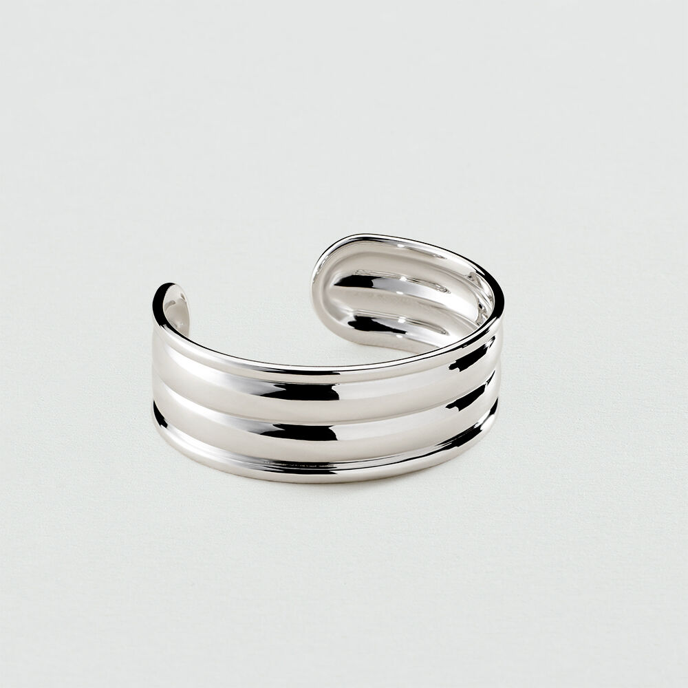 Cuff 1960 - Silver - Bracelets  | Agatha