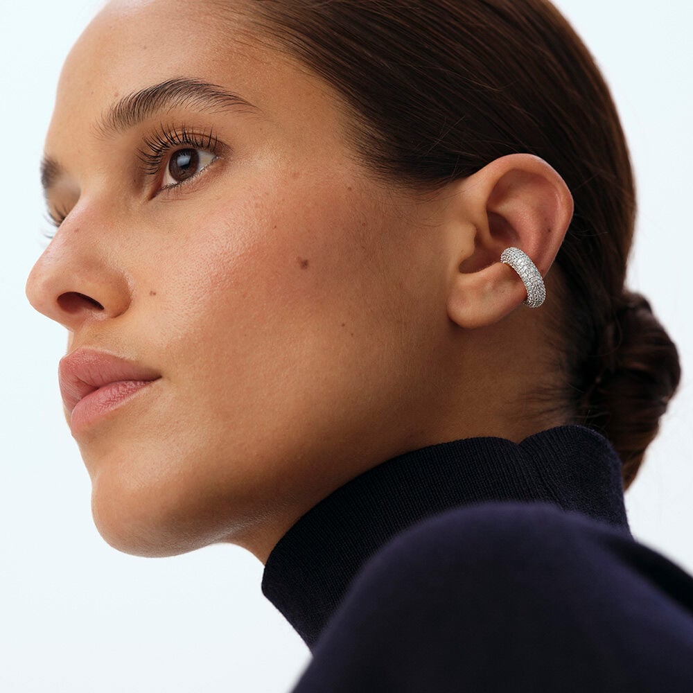 Ear cuff DANAE - Crystal / Golden - Ear cuff  | Agatha