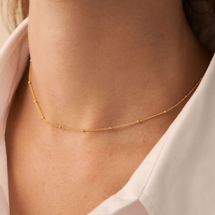Chain BALLSHOT - Golden - All jewellery  | Agatha