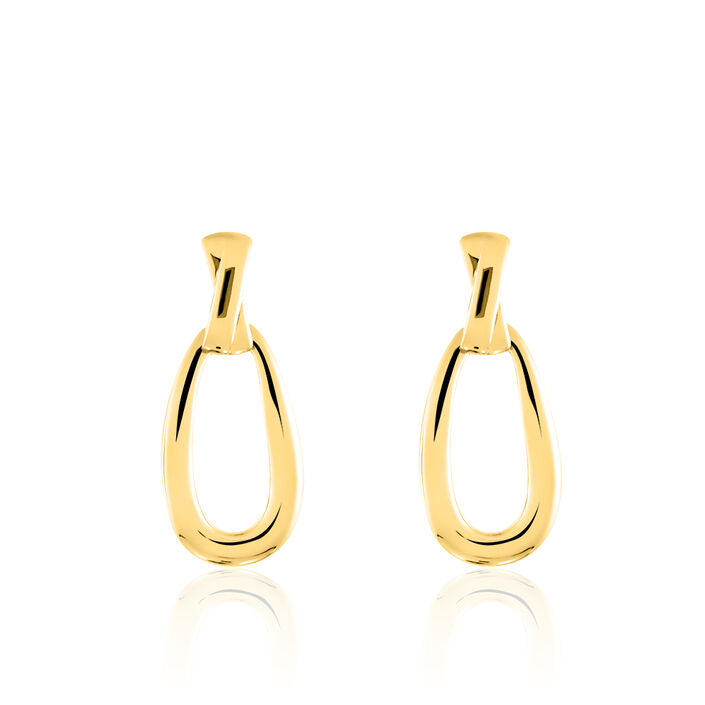 Clip earrings ENLACE - Golden - All earings  | Agatha