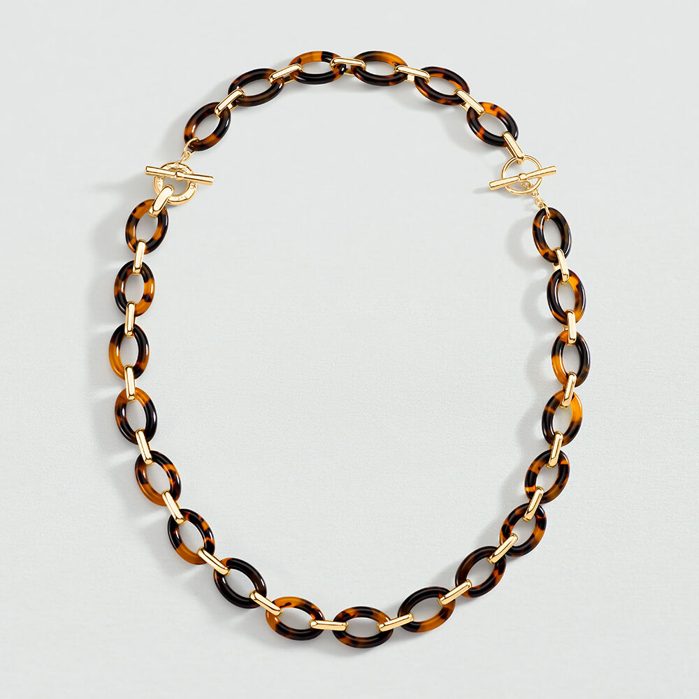 Mid-length necklace ARIA - Scale / Golden - Mid-length necklace  | Agatha