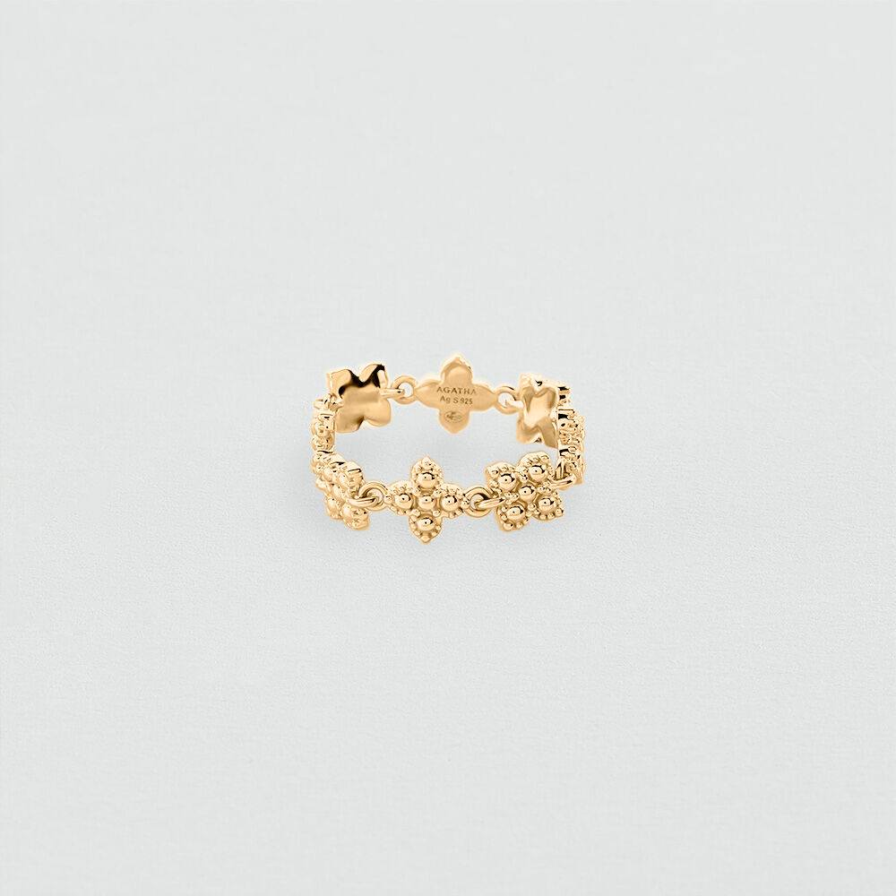 Large ring BELOVED - Golden - Beloved  | Agatha