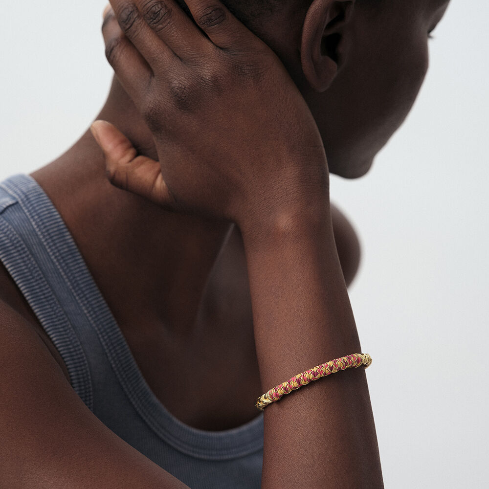 Bangle RAFIA - Red / Gold - Bangle  | Agatha