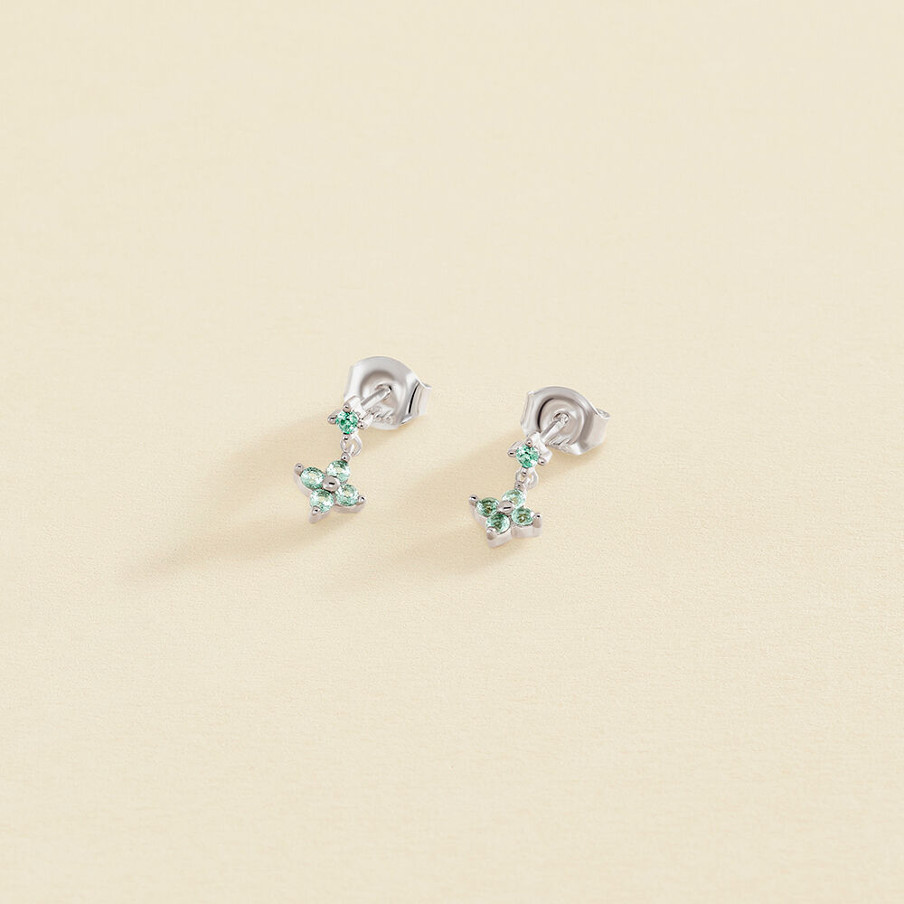Stud earrings BELOVED - Multicolor / Silver - Earrings  | Agatha