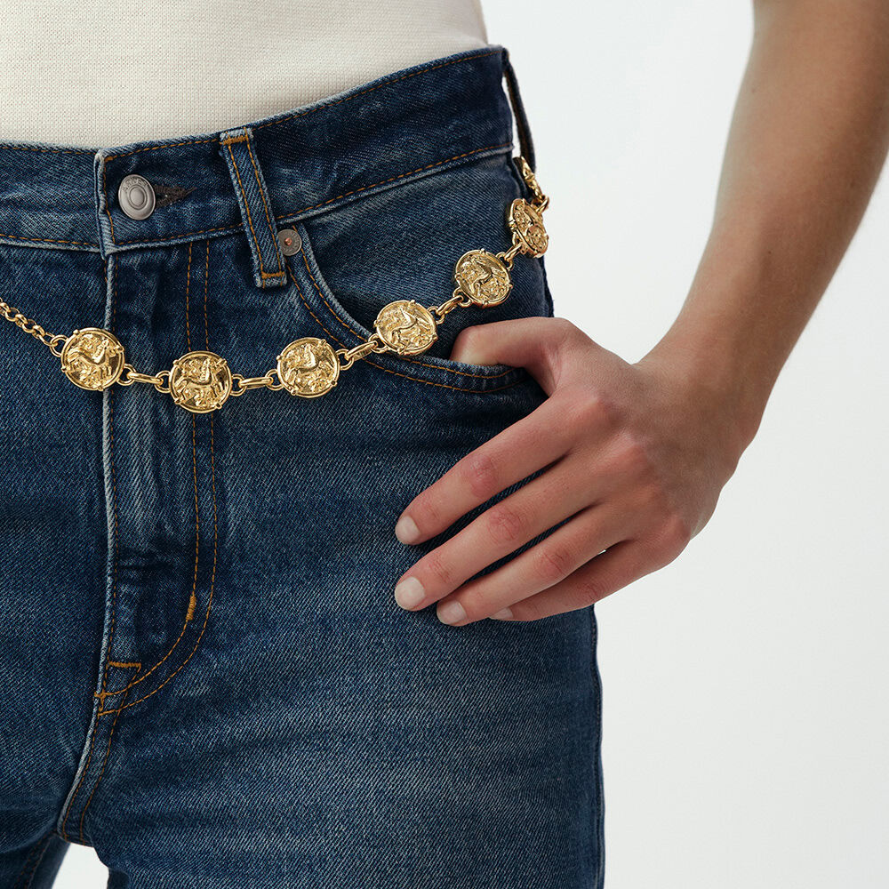 Long necklace PONT DES ARTS - Golden - Atelier parisien  | Agatha