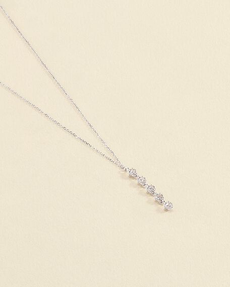 Mid-length necklace SPACEAG - Crystal / Silver - All jewellery  | Agatha