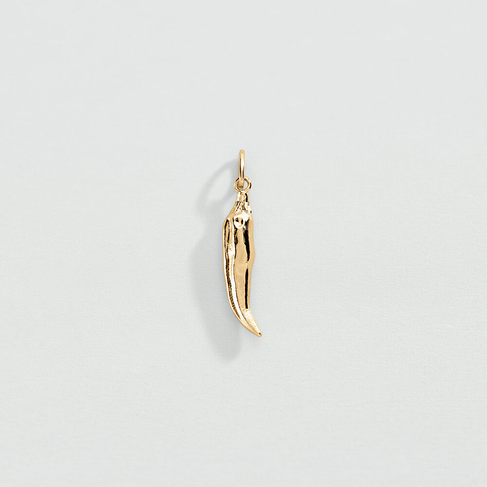 Pendant CHILI - Golden - Jewellery  | Agatha