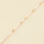 Link bracelet DIONE - Pearl / Gold - All jewellery  | Agatha