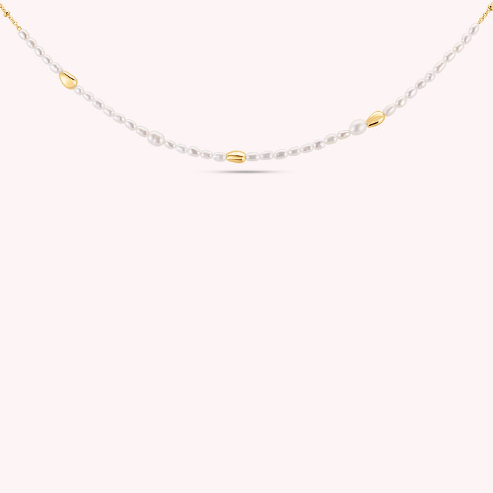 Choker IDYLLE - Pearl / Gold - All jewellery  | Agatha