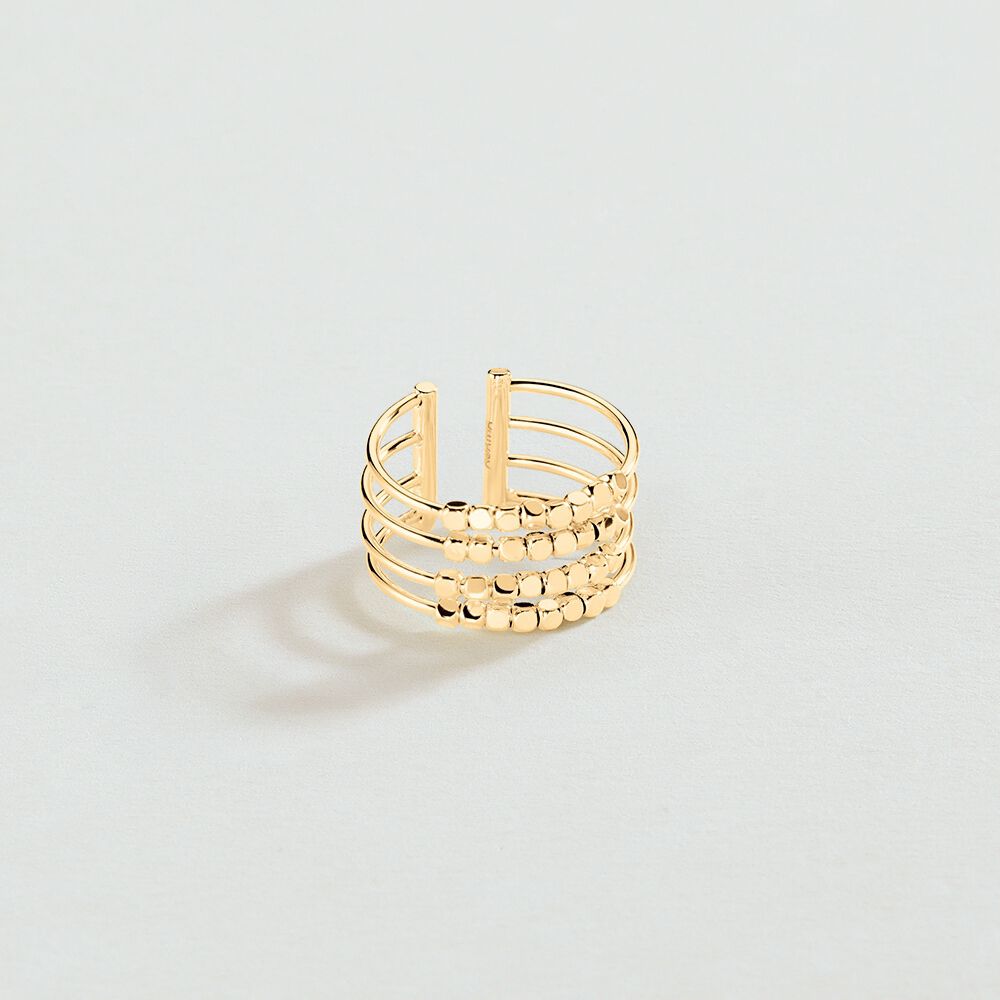 Large ring CREOBILL - Golden - Birthday  | Agatha