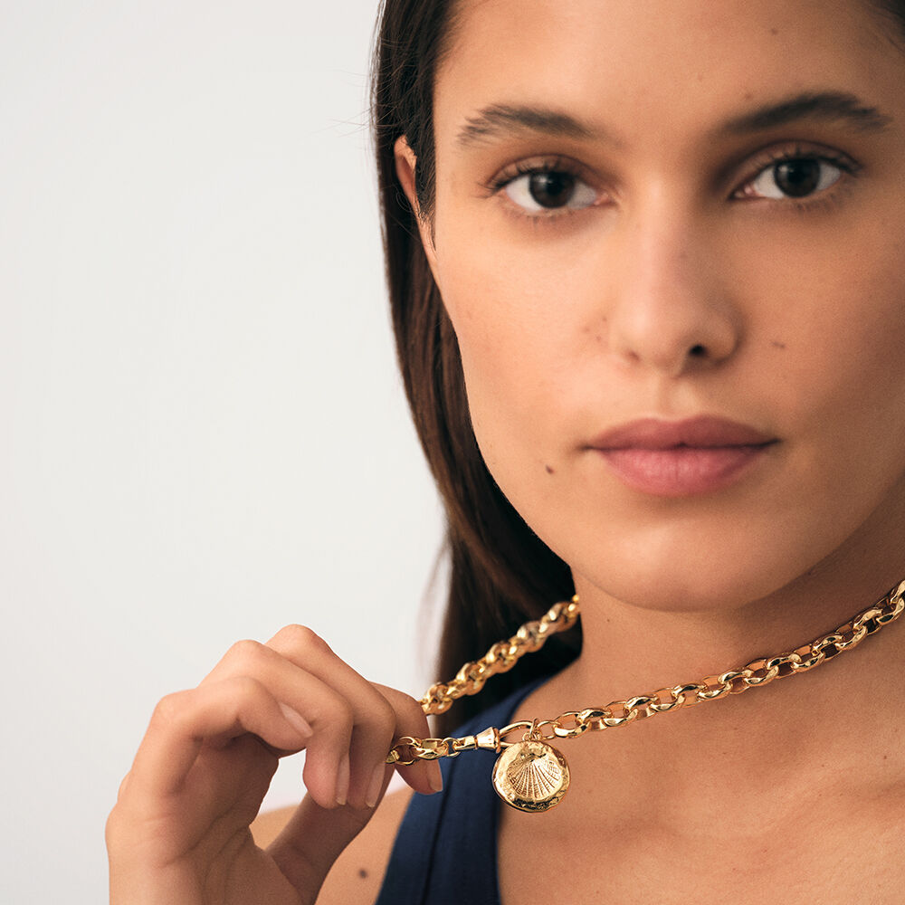 Pendant SHELL - Golden -   | Agatha