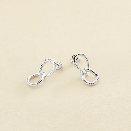 Long earrings HARMONIE - Silver - All earings  | Agatha
