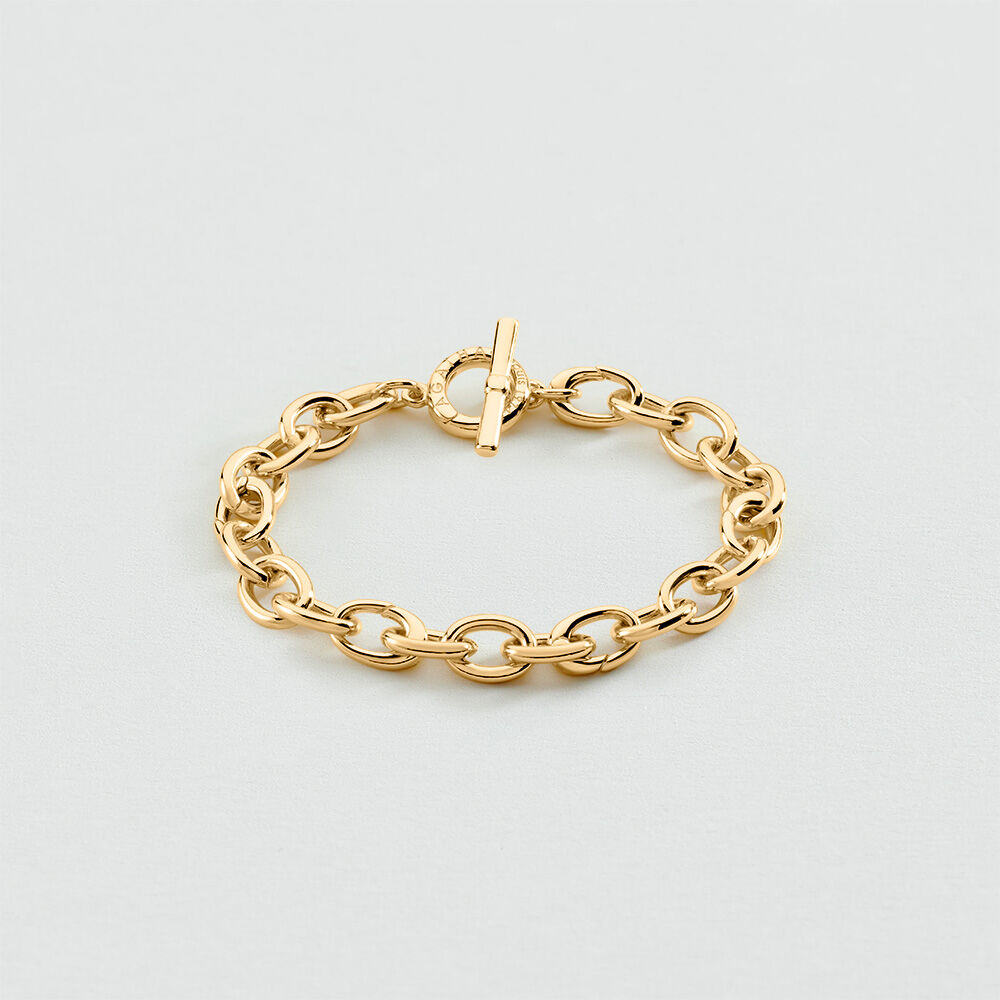 Link bracelet CABLE CHAIN - Golden - Bracelets  | Agatha