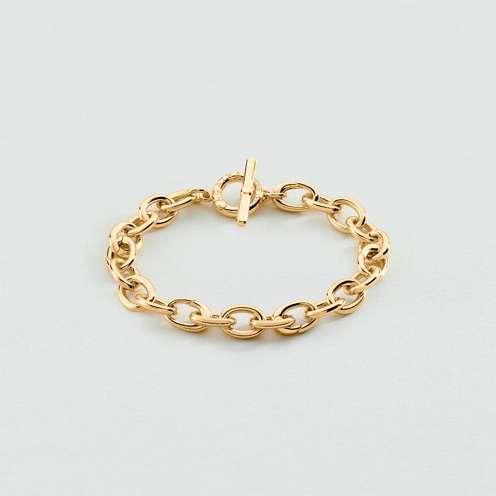 Link bracelet CABLE CHAIN - Golden - Bracelets  | Agatha