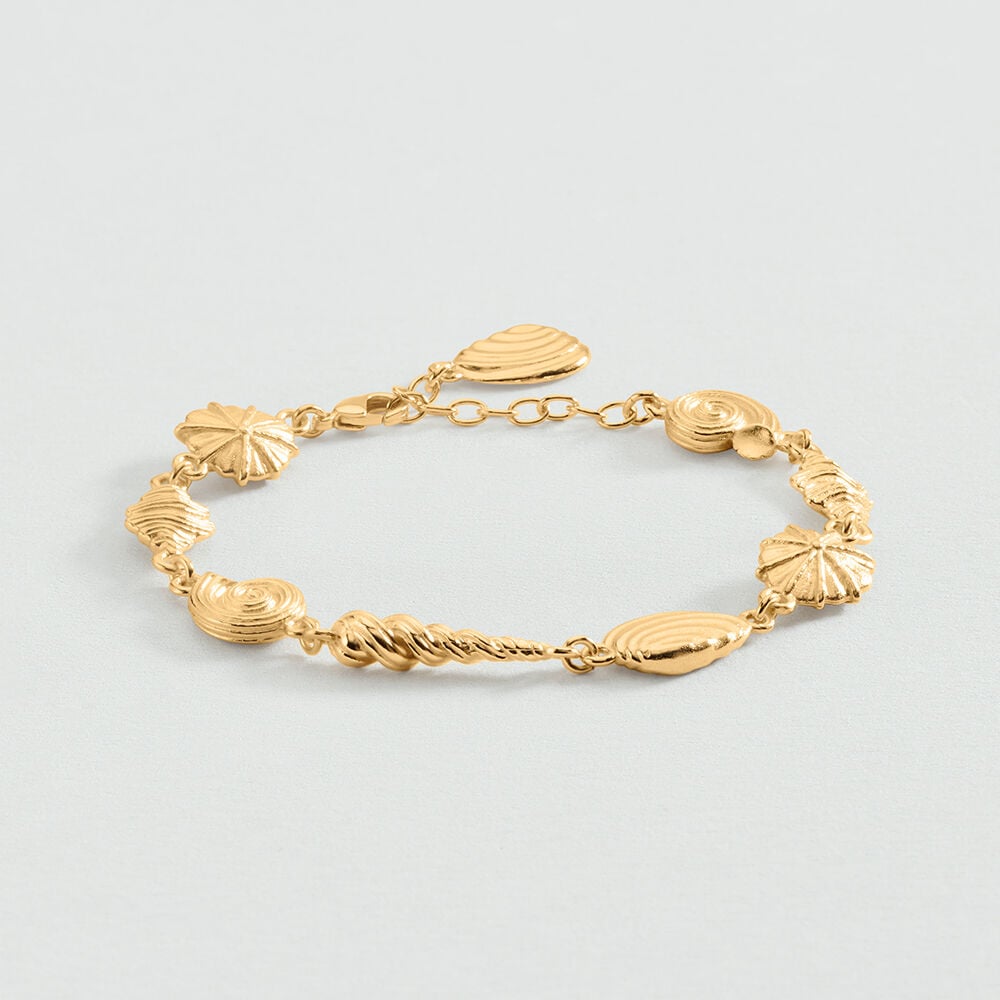 Link bracelet CALYPSO - Golden - Bracelets  | Agatha