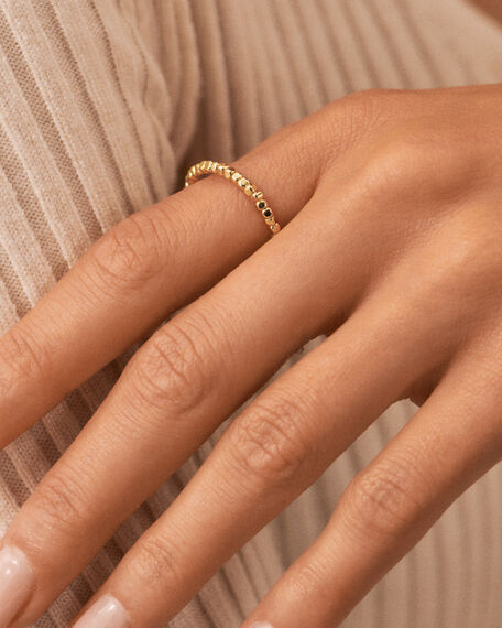 Thin ring CREOBILL - Golden - All jewellery  | Agatha