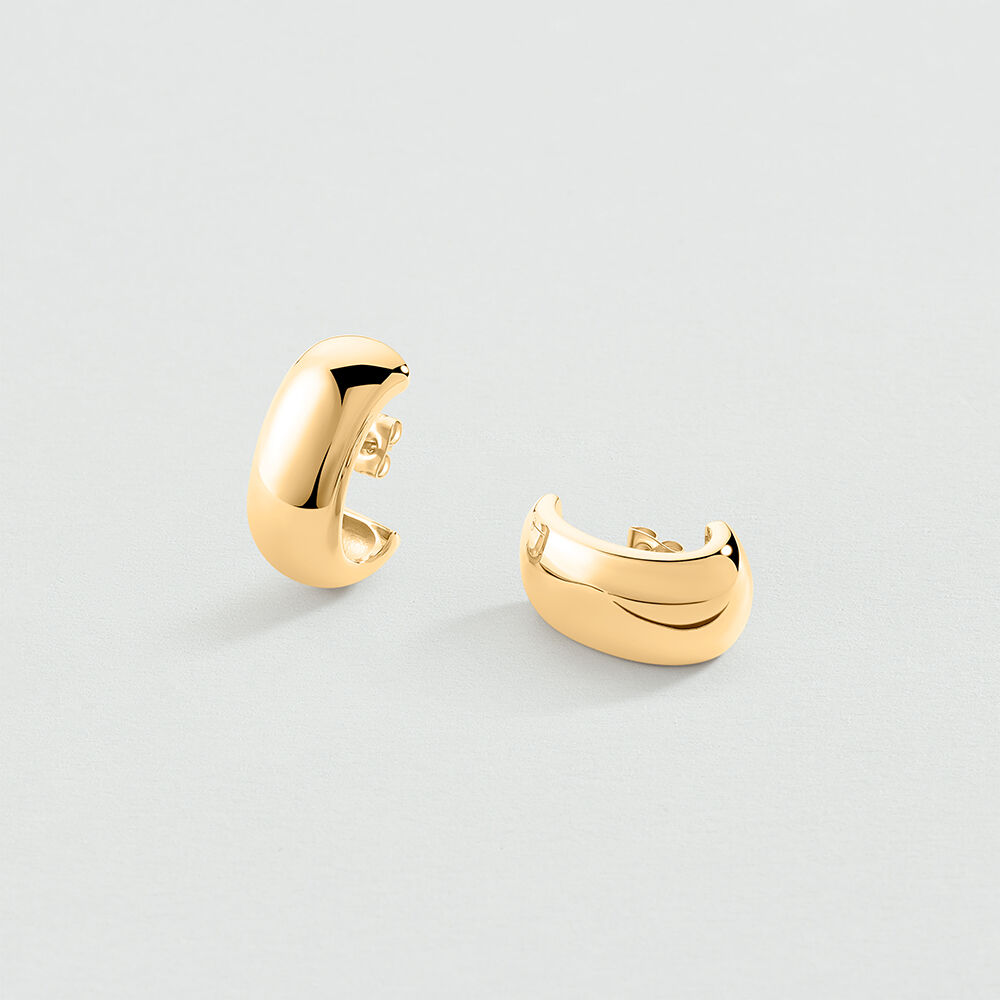 Hoops GRAND PALAIS - Golden - Earrings  | Agatha