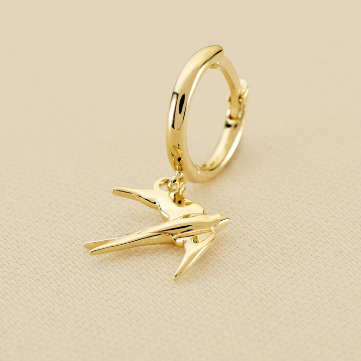 Hoop piercing BIRDY - Golden - All jewellery  | Agatha