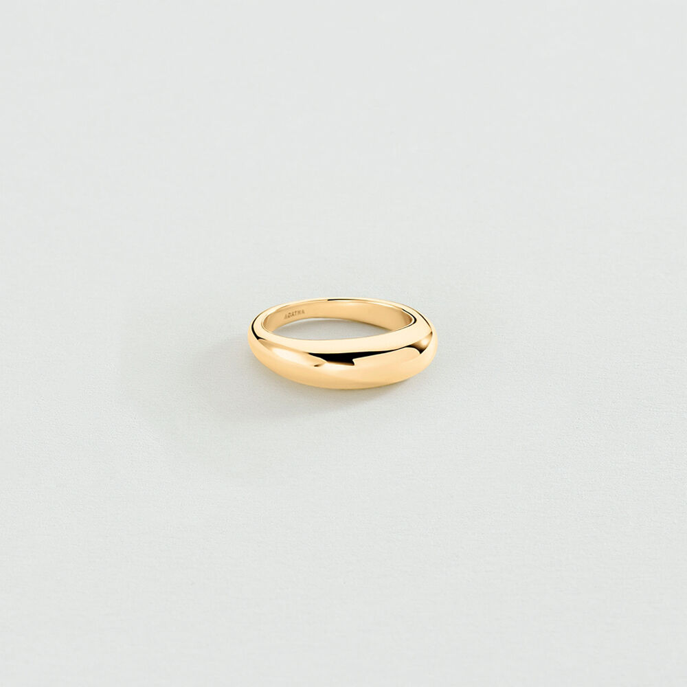 Thin ring LEO - Golden - Leo  | Agatha