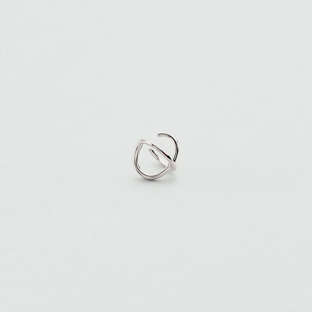 Earcuff CROSSED MIX & MATCH - Silver - Earrings  | Agatha