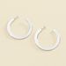 Hoops LINES - Silver - All earings  | Agatha