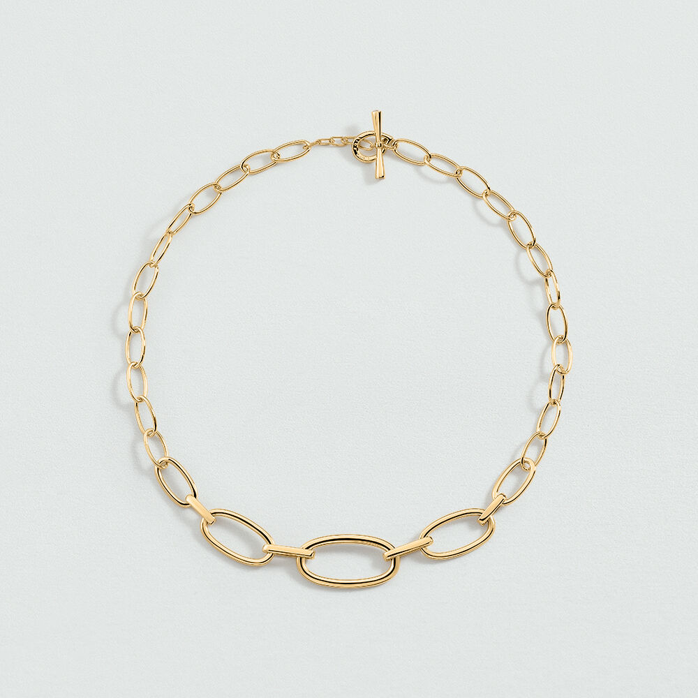 Choker necklace CHAIN - Golden - Choker necklace  | Agatha