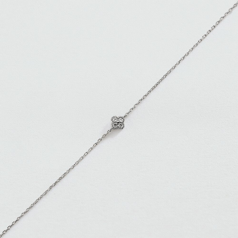 Link bracelet BELOVED - Crystal / Silver - Bracelets  | Agatha