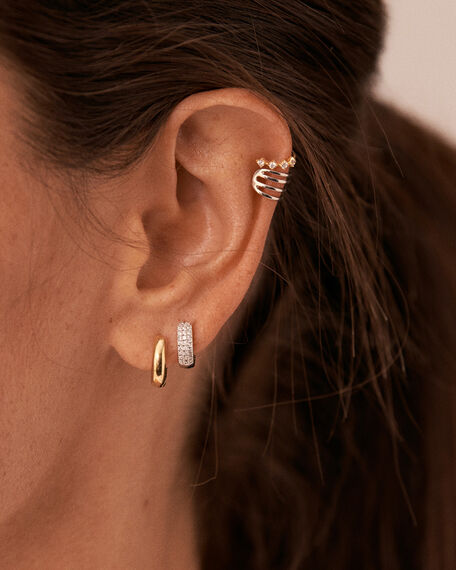 Ear cuff OFEE - Crystal / Golden - All jewellery  | Agatha