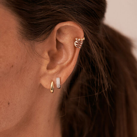 Ear cuff OFEE - Crystal / Golden - All jewellery  | Agatha