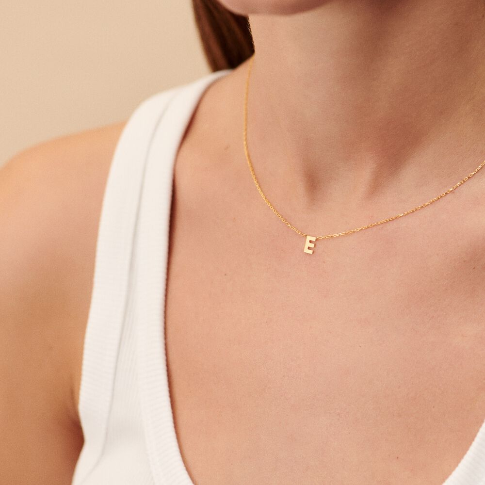 Choker necklace ABC - Golden - Choker necklace  | Agatha