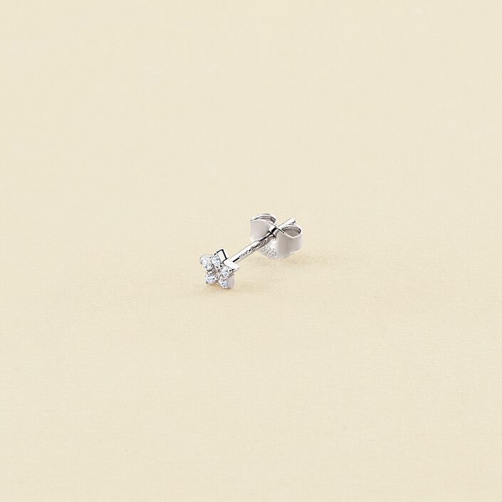 Piercing stud STARBRIL - Crystal / Silver - All jewellery  | Agatha