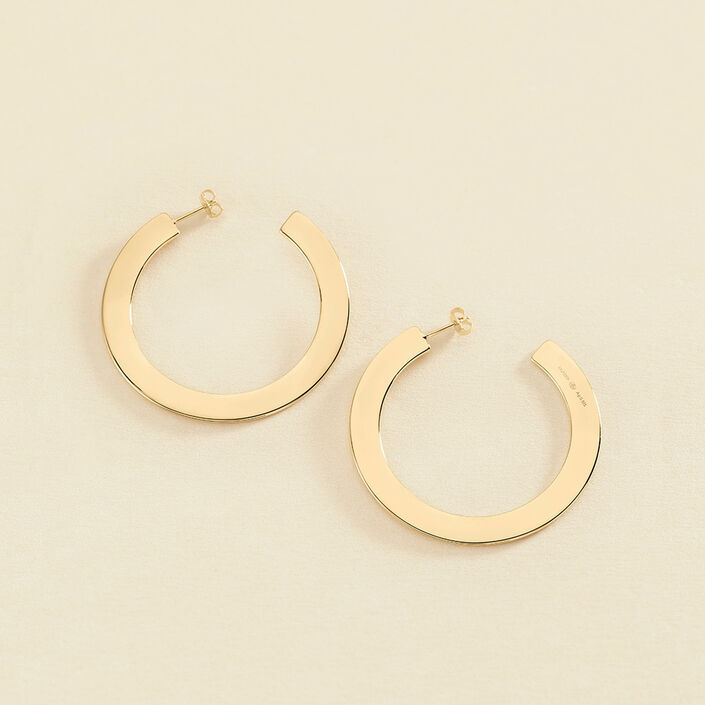 Hoops LINES - Golden - All earings  | Agatha