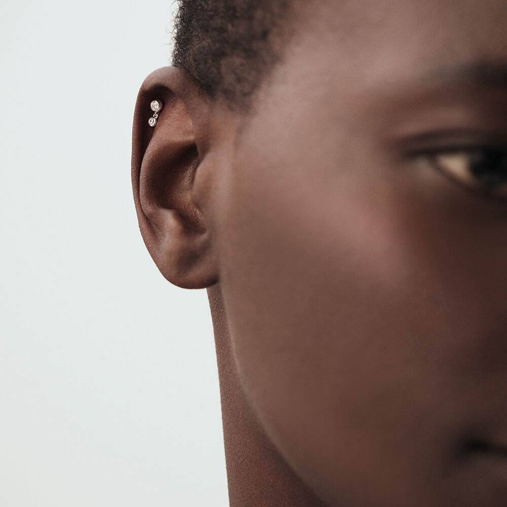 Piercing Helix & Tragus MIX& MATCH - Crystal / Silver - Genuine silver  | Agatha